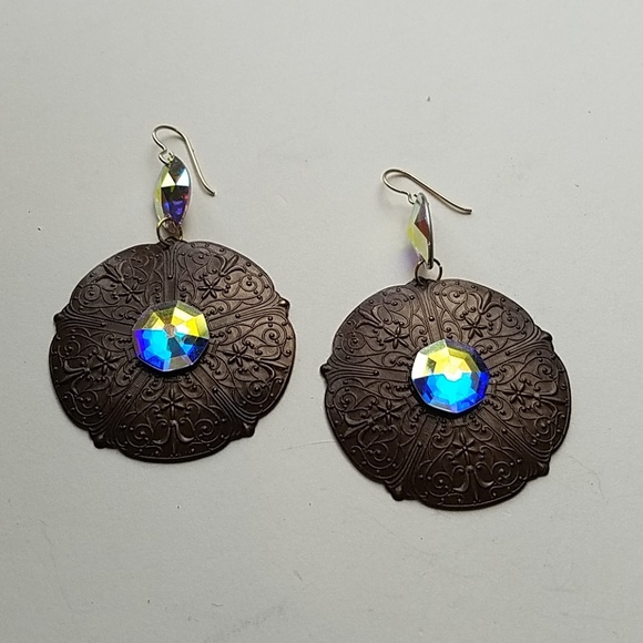 GASOLINE GLAMOUR Jewelry - GYPSY QUEEN MEDALLION OPAL EARRINGS NEW GASOLINE GLAMOUR Jewelry - GYPSY QUEEN MEDALLION OPAL EARRINGS NEW